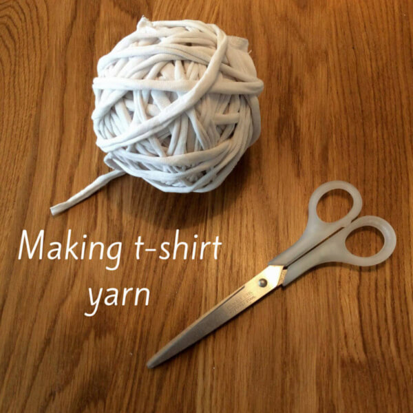 tutorial: making t-shirt yarn - La Visch Designs