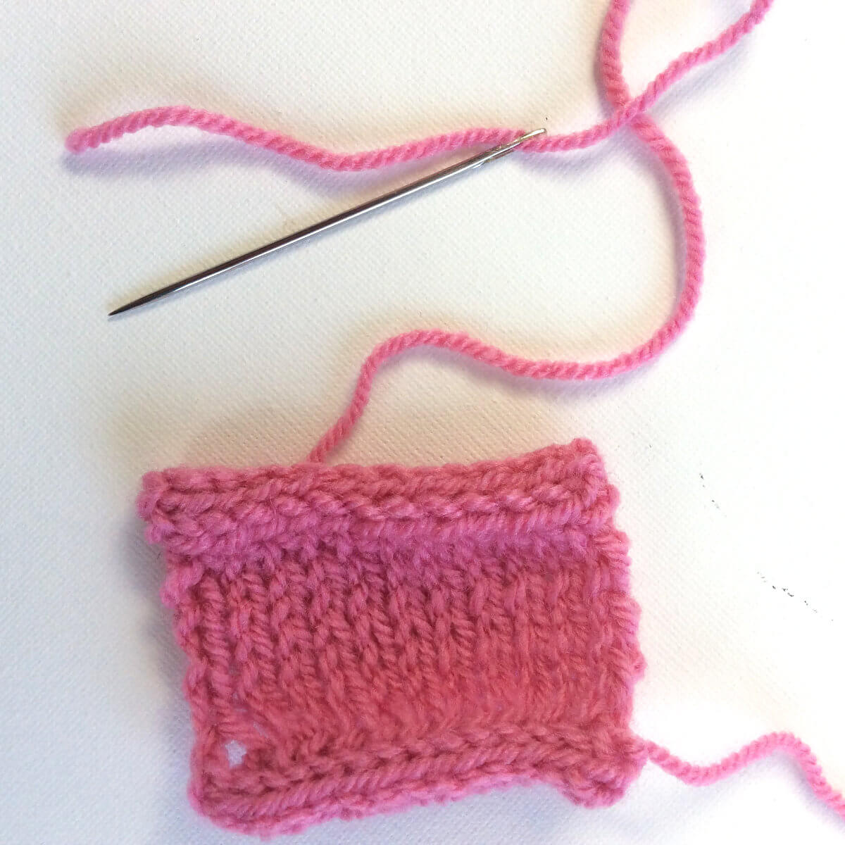 tutorial knitting the icord bindoff La Visch Designs