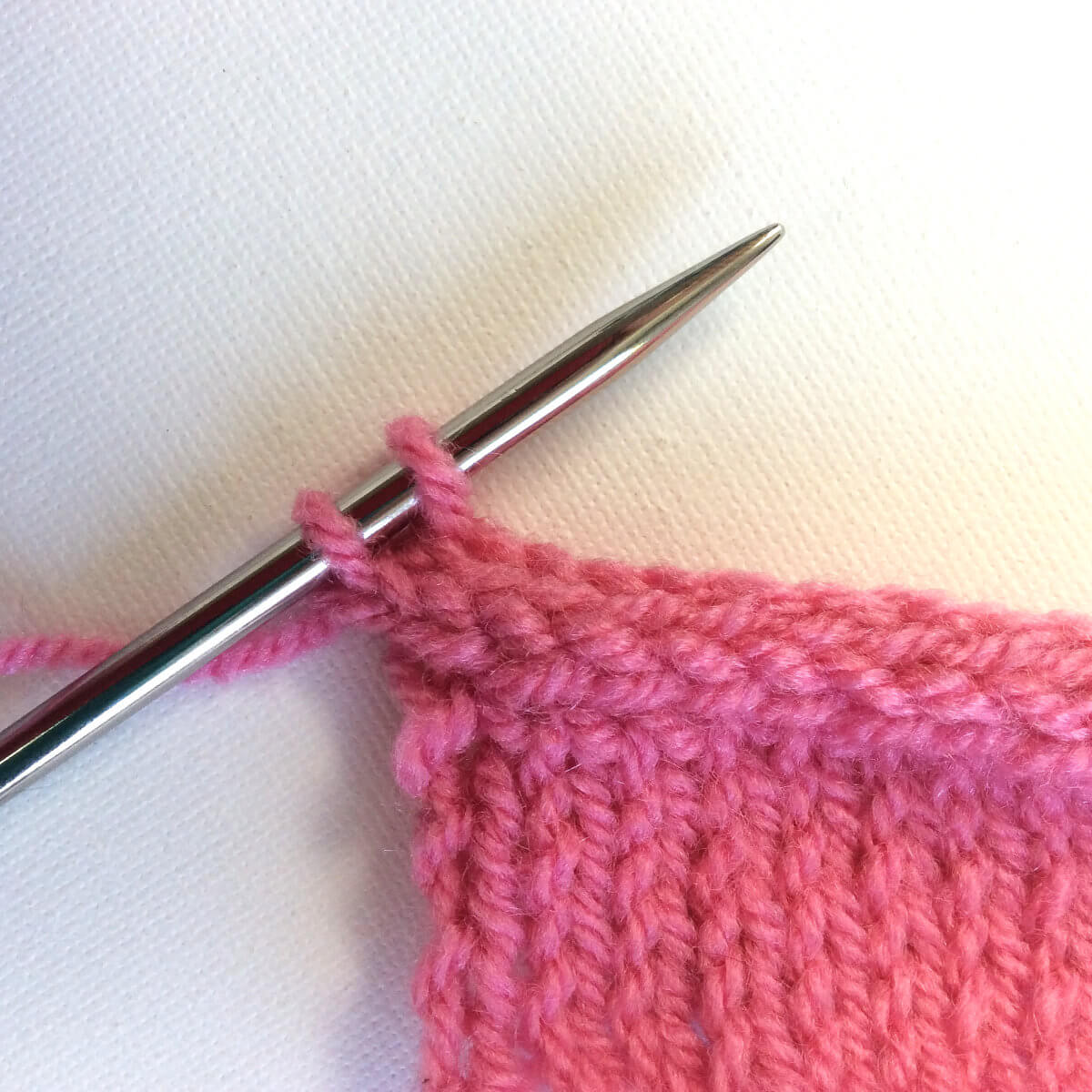 tutorial knitting the icord bindoff La Visch Designs