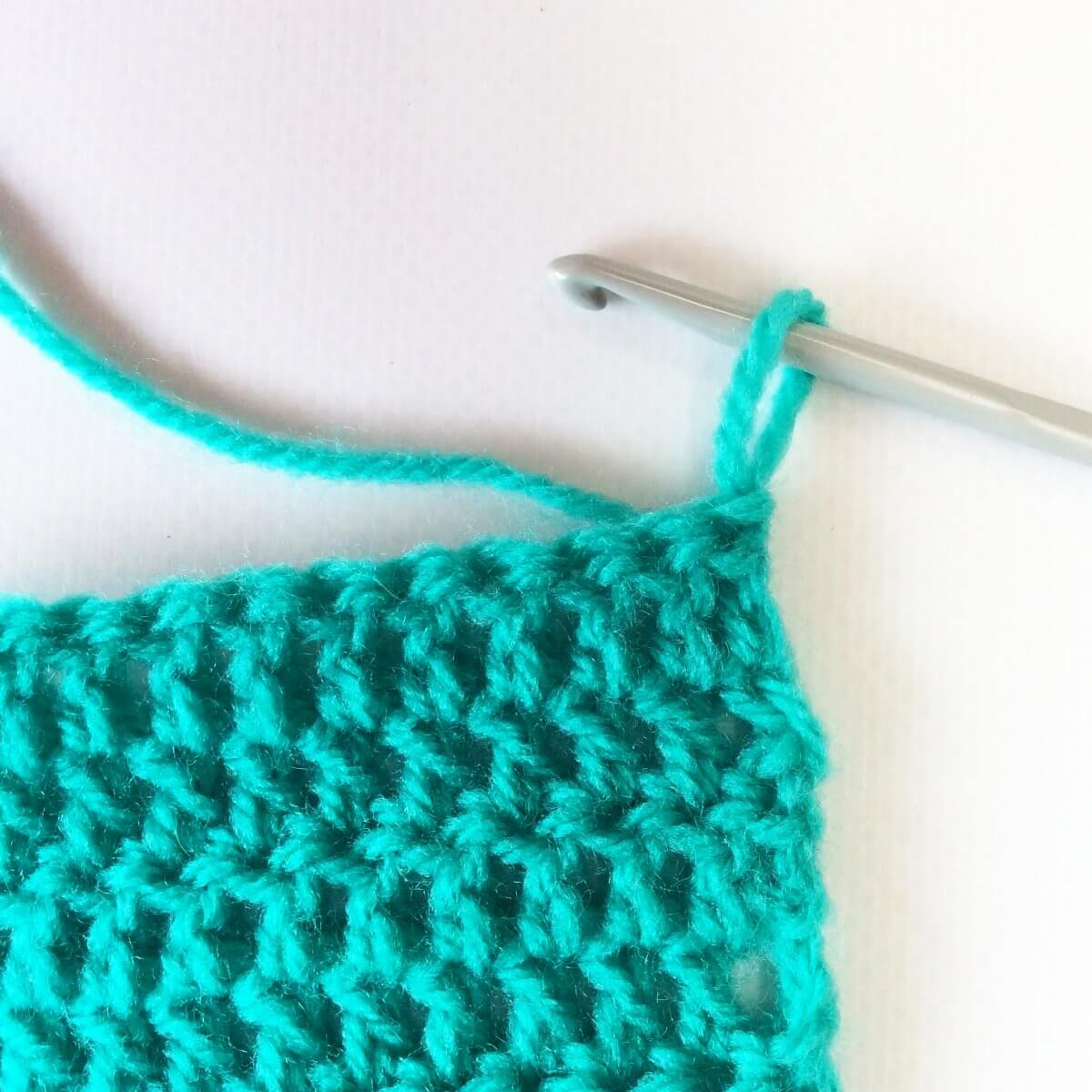 tutorial chainless starting double crochet (csdc) La Visch Designs