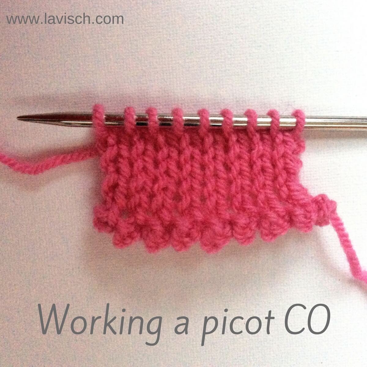 tutorial picot caston La Visch Designs