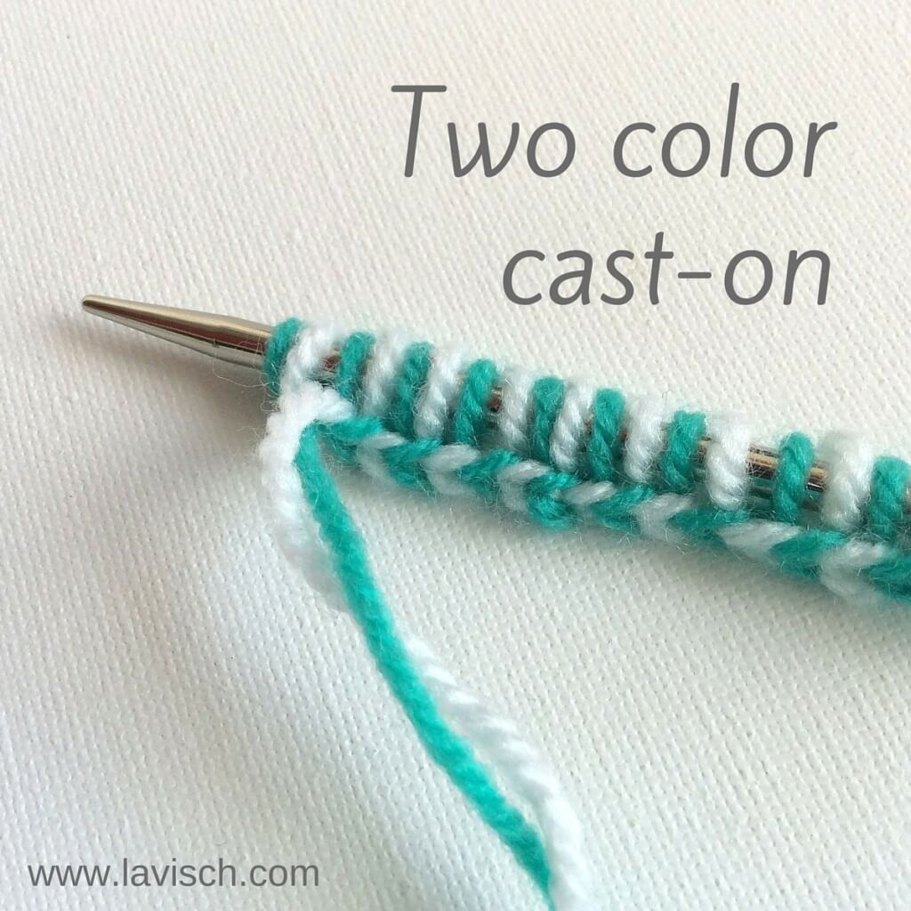 tutorial a twocolor caston La Visch Designs