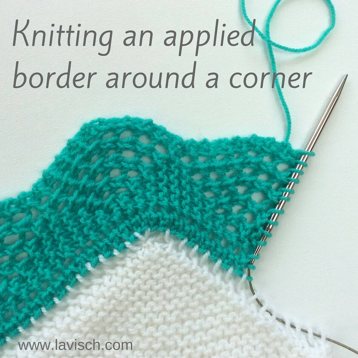 Easy Scallop Edge Knitting Pattern - Great for border and edging