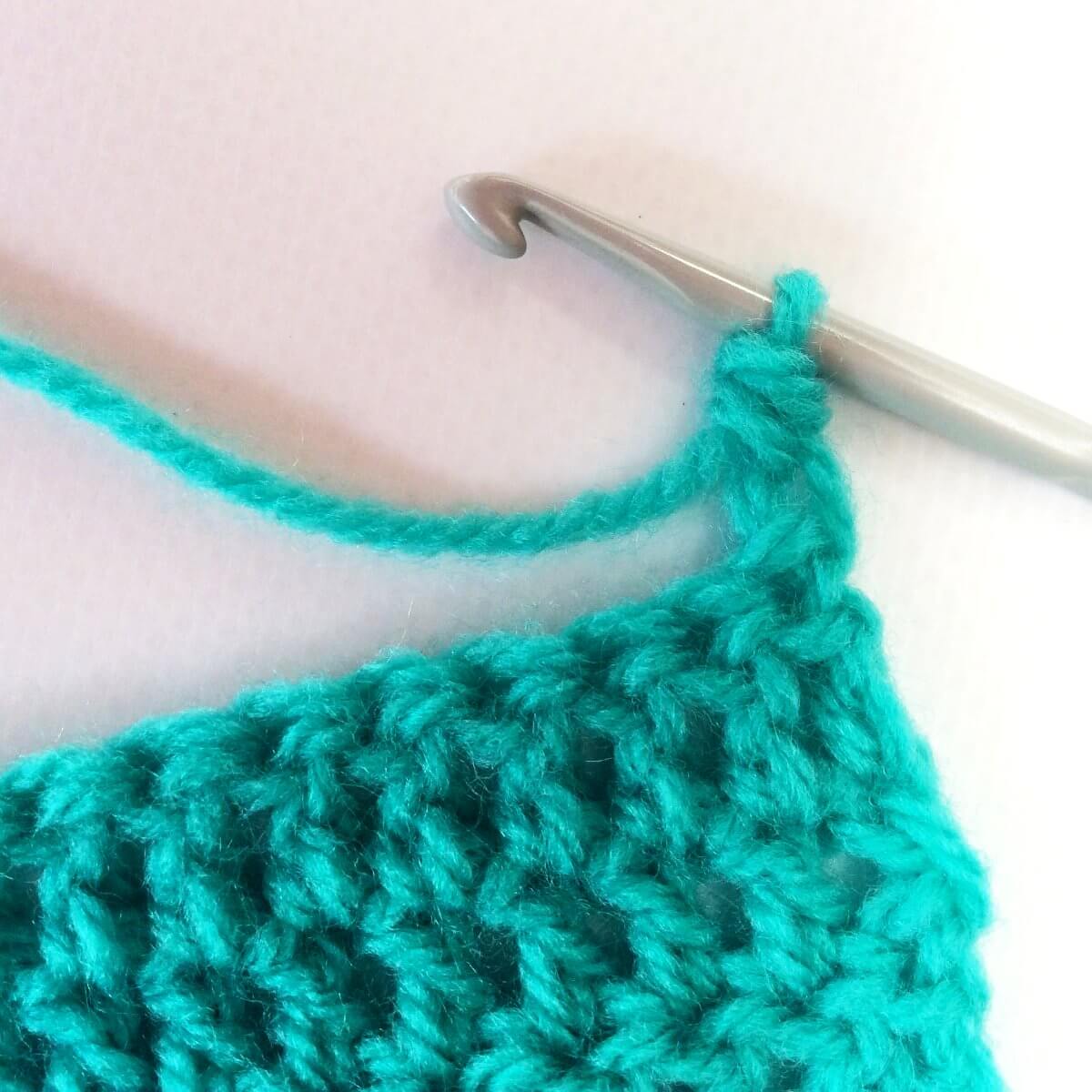 tutorial chainless starting double crochet (csdc) La Visch Designs