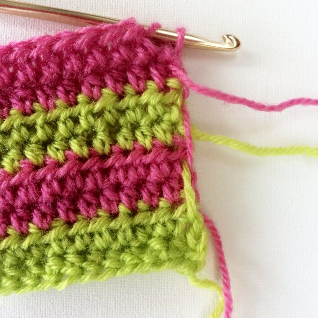 tutorial - stripes in crochet - La Visch Designs