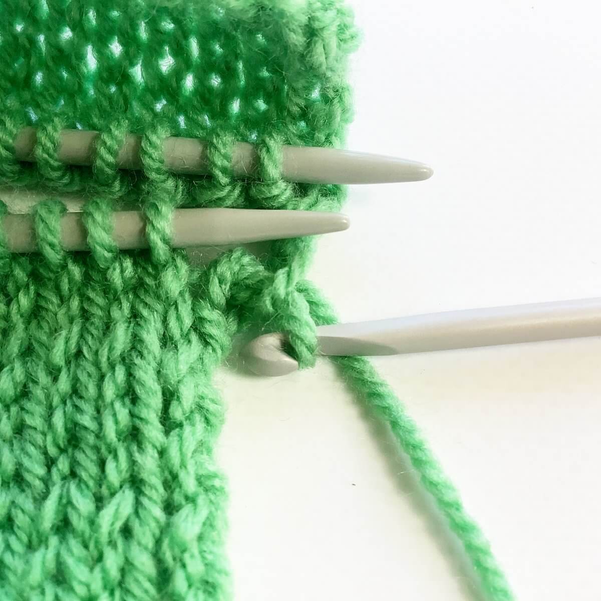 tutorial - Russian grafting stockinette - La Visch Designs