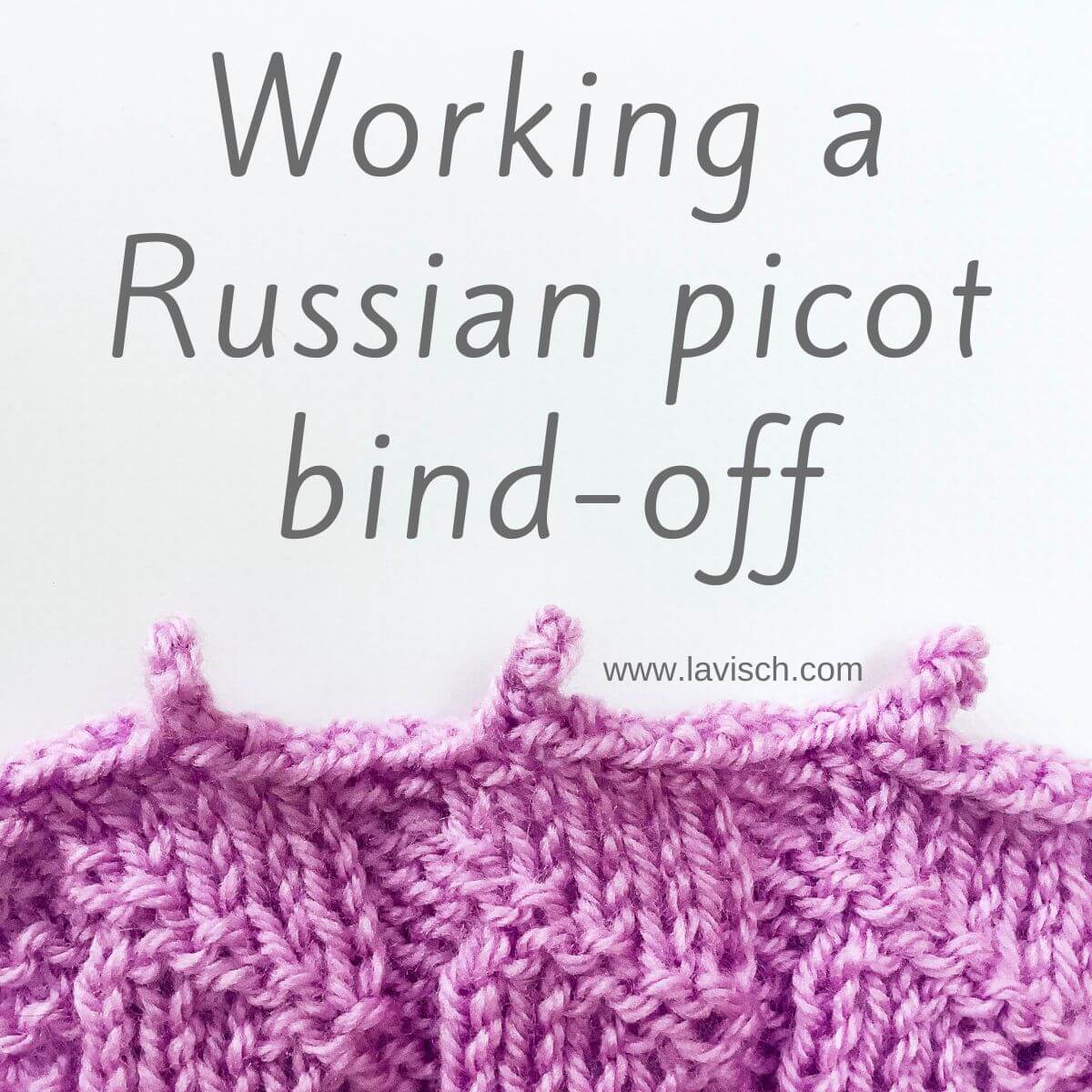 Picot bind store off