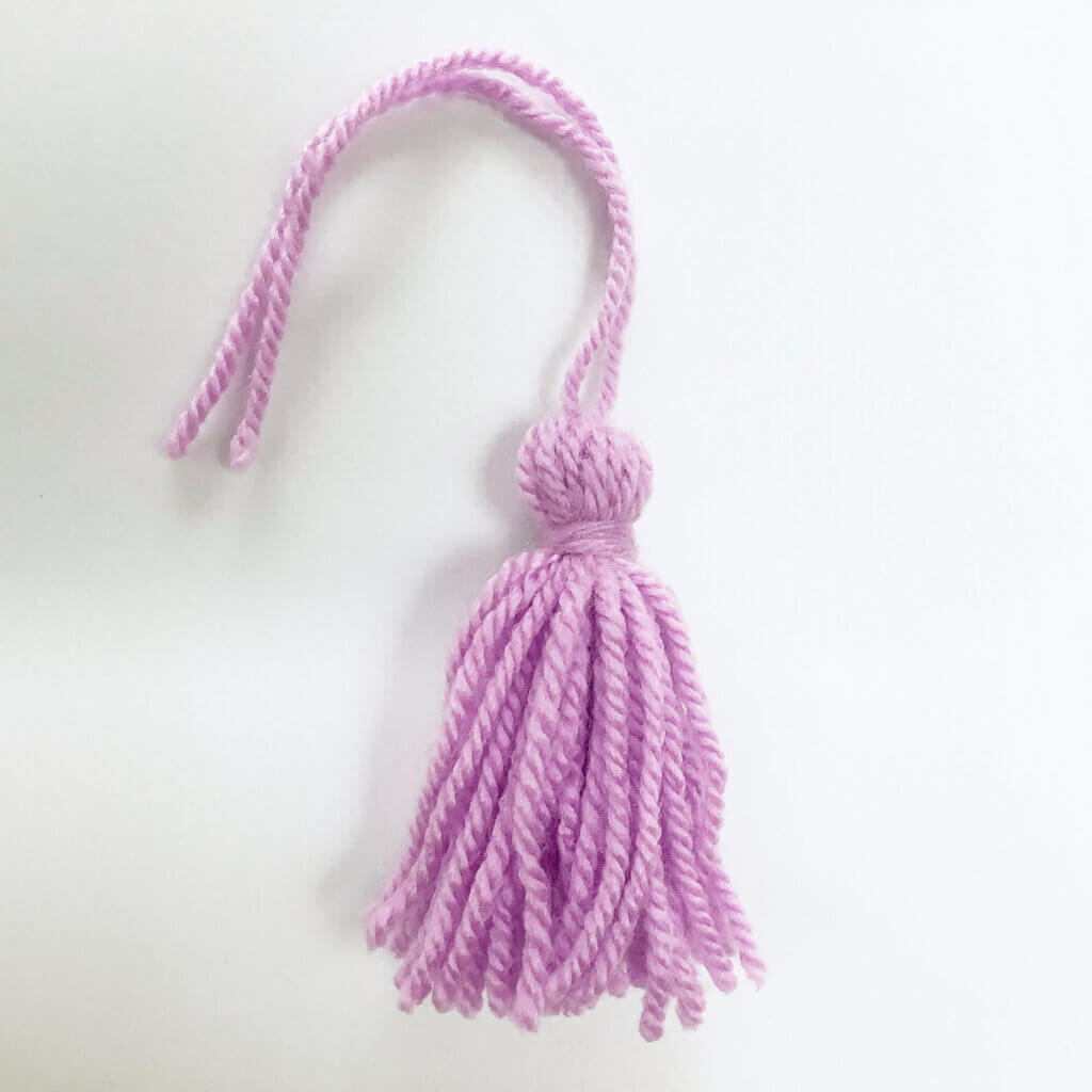 The resulting tassel