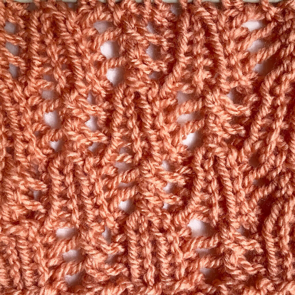 Little bells stitch from the RS all-over